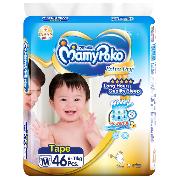 MamyPoko Tape Extra Dry Skin / Size M