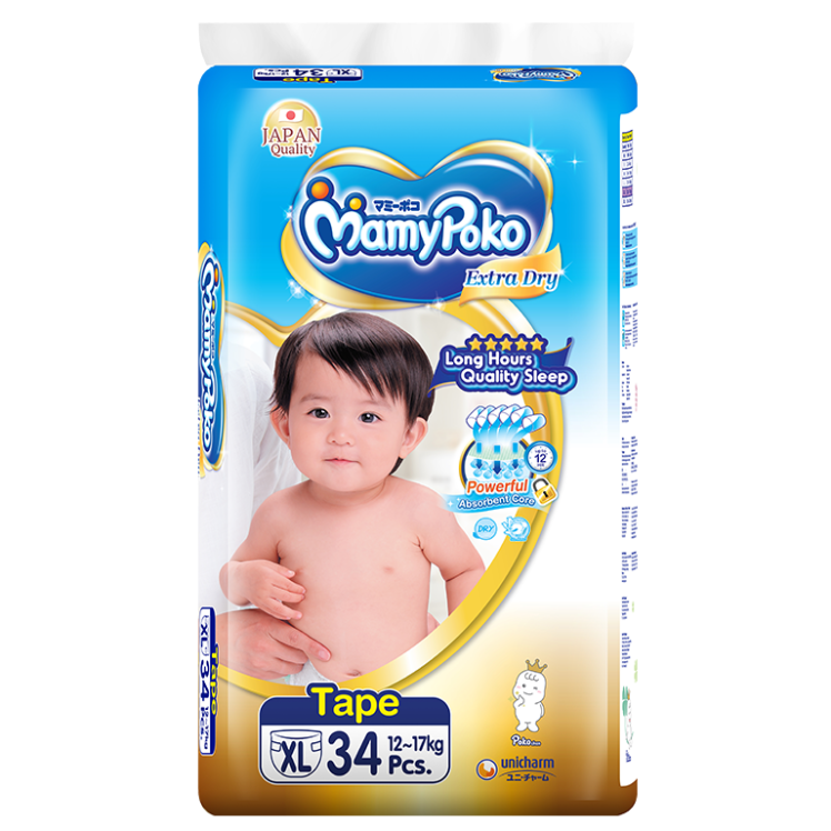MamyPoko Tape Extra Dry Skin / Size XL