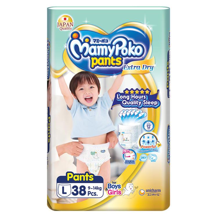 MamyPoko Pants Extra Dry Skin / Size L / Boy